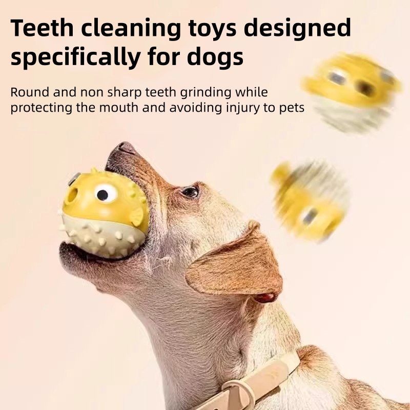 Interactive Bouncing Fish Trea - Rubber Treat Dispensing Dog Toy ulasan dan harga