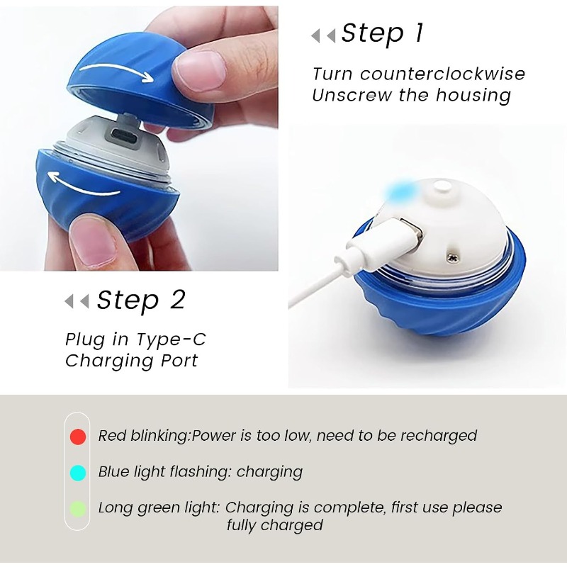 USB Smart Puppy Interactive Do - Automatic Moving Dog Ball ulasan dan harga
