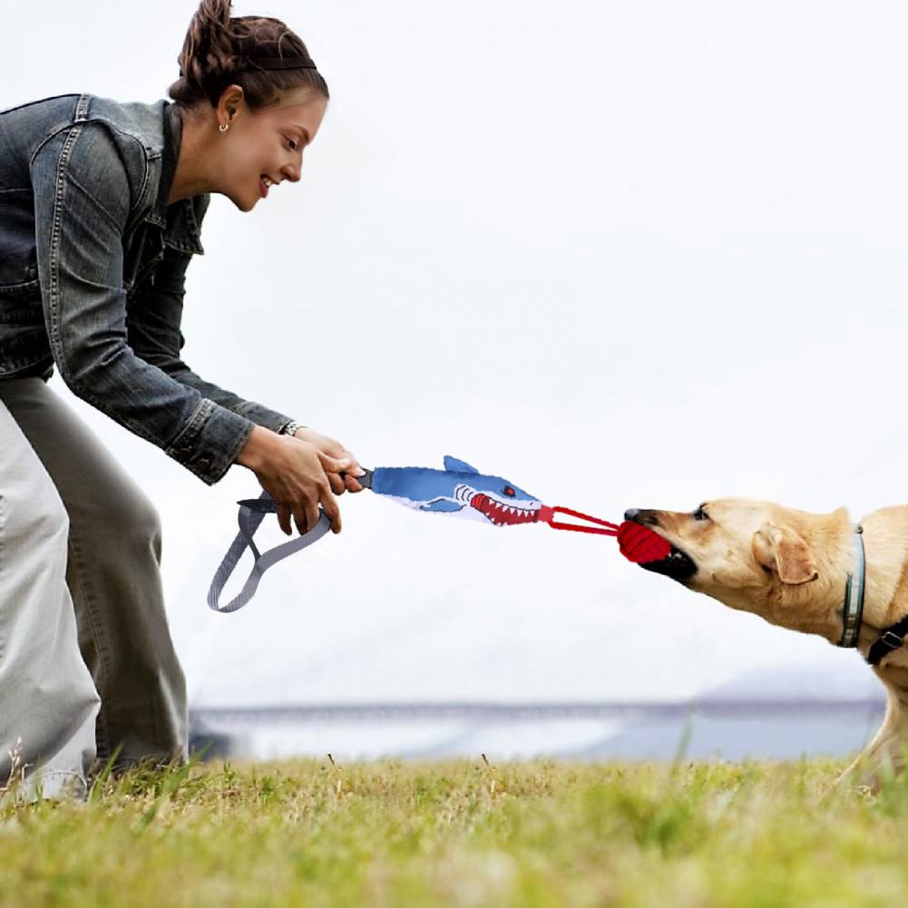 Shark Rope Tug Toy with Suctio - Suction Cup Dog Tug Toy ulasan dan harga