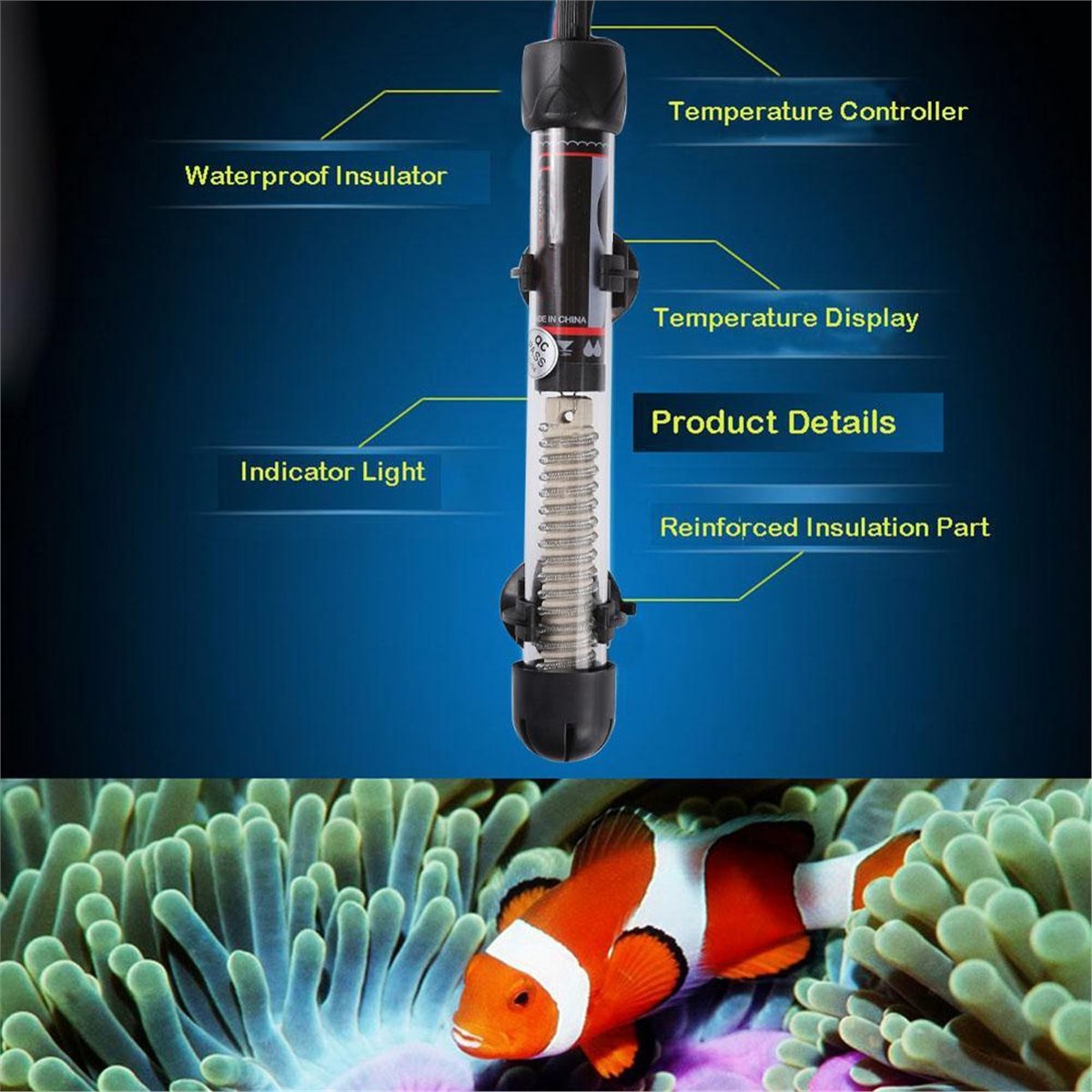 (A02R] Submersible Aquarium He - Aquarium ulasan dan harga