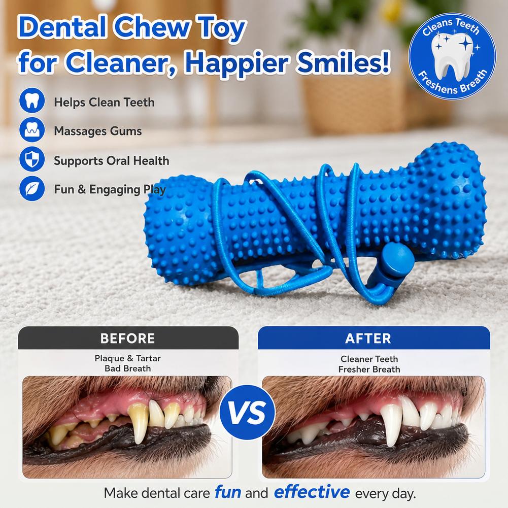 Dog Teeth Cleaning Chew Toy Bi - Teeth Cleaning Dog Chew Bone ulasan dan harga