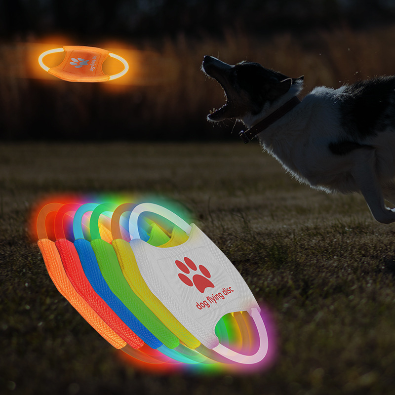 LED Dog Flying Disc,LED Light  - Flying Disc Dog Training Toy ulasan dan harga