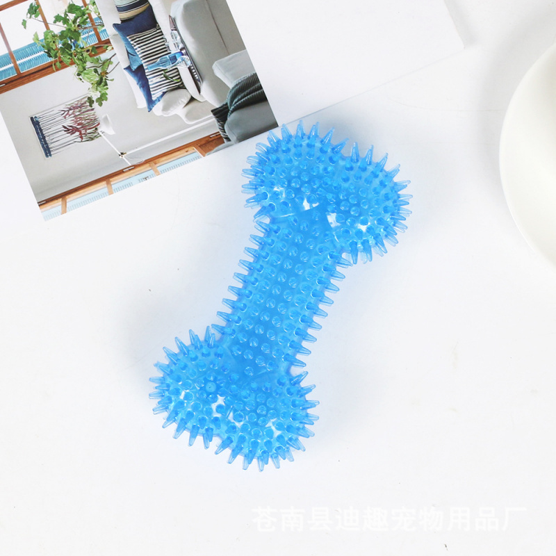 Pet toy for large dogs, rubber - Teeth Cleaning Dog Chew Bone ulasan dan harga