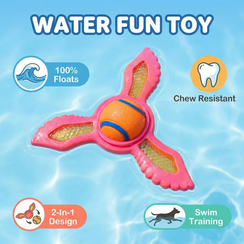 Dog Interactive Floating Fly D - Flying Disc Dog Training Toy ulasan dan harga