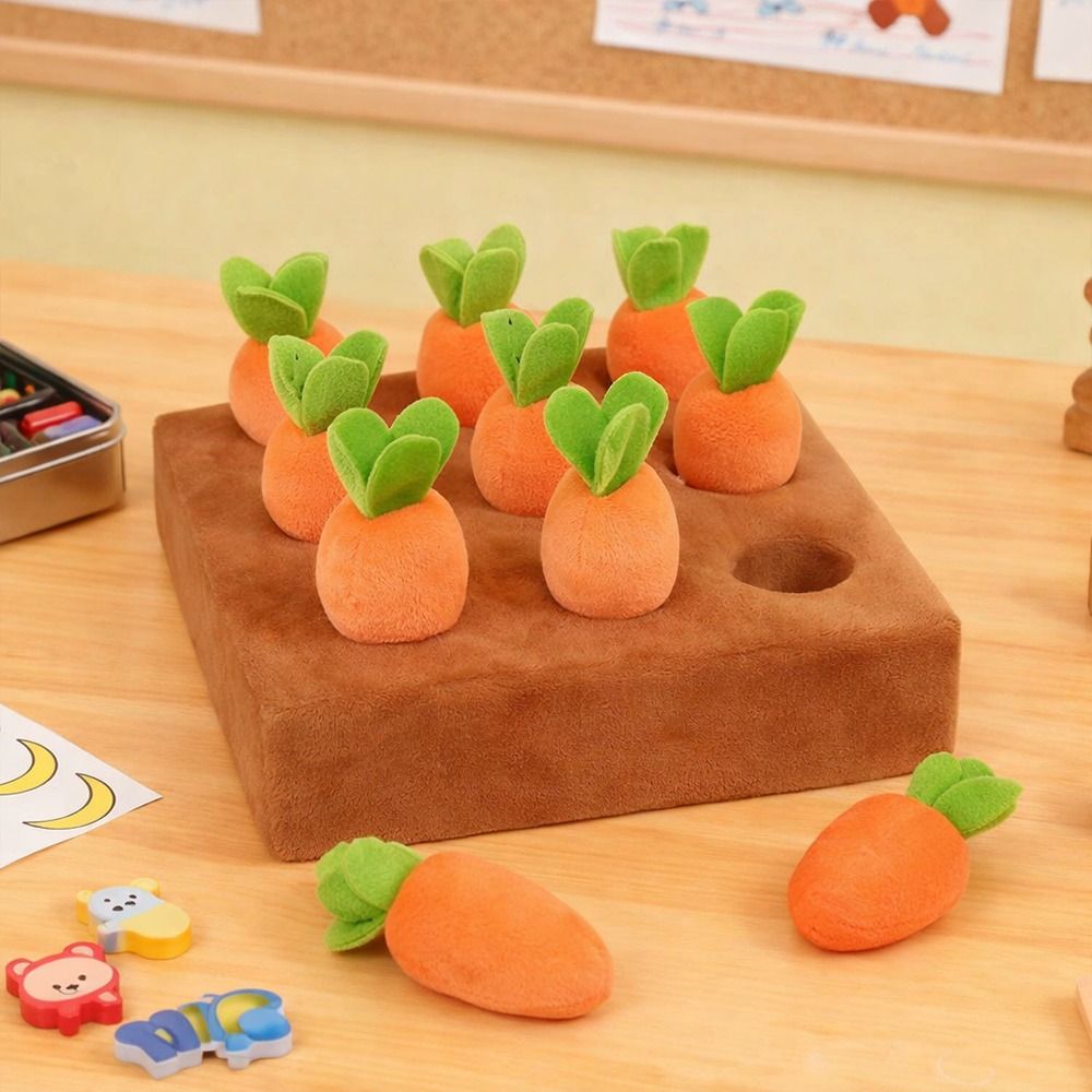 Stress Relief Carrot Snuffle M - Dog Puzzle Feeder Toy ulasan dan harga