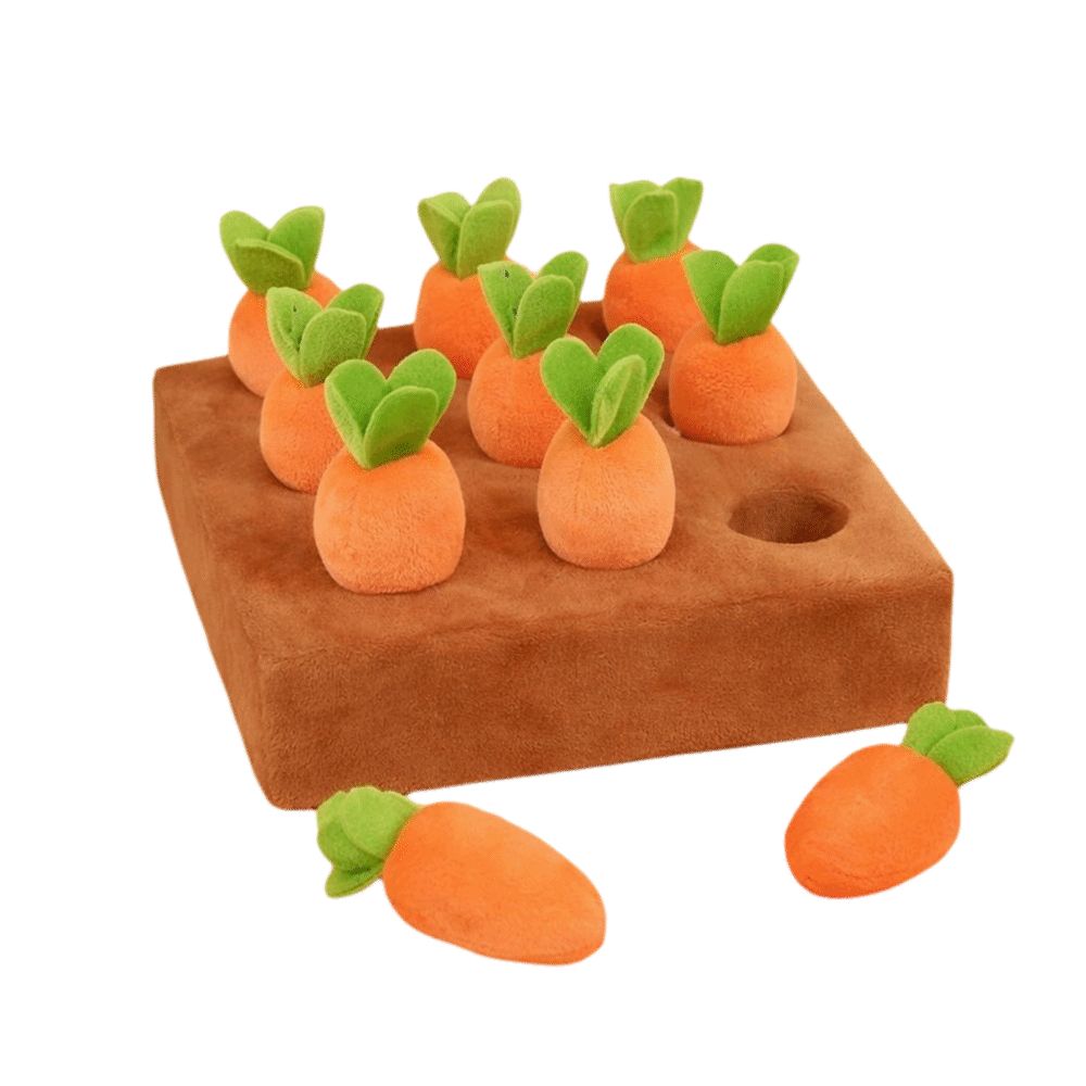 Stress Relief Carrot Snuffle M - Dog Puzzle Feeder Toy ulasan dan harga