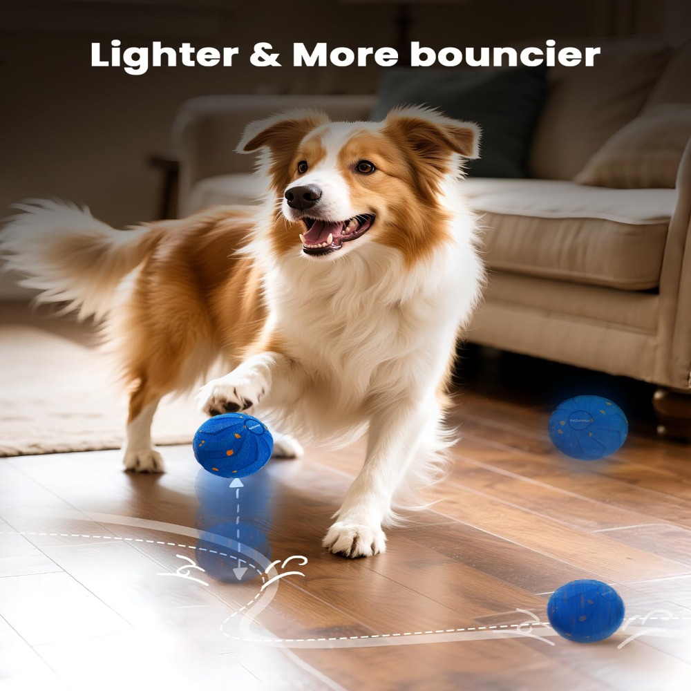 Bite Resistant Smart Dog Toy B - Automatic Moving Dog Ball ulasan dan harga
