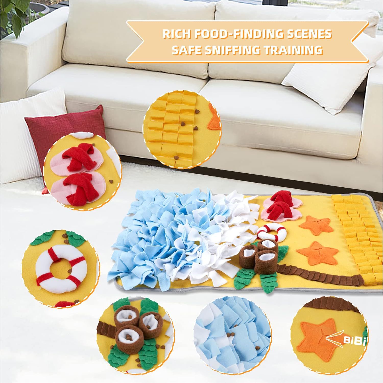 New Pet Sniffing Mat Dog Train - Snuffle Mat For Dogs ulasan dan harga