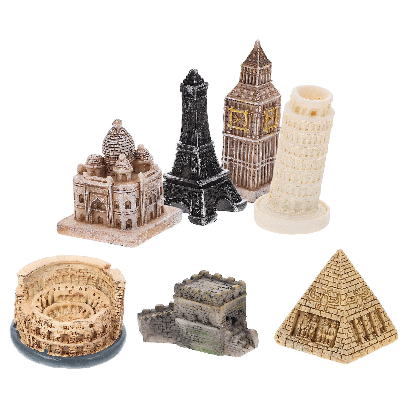 7Pcs Lifelike Roman Statues Re - Aquarium ulasan dan harga