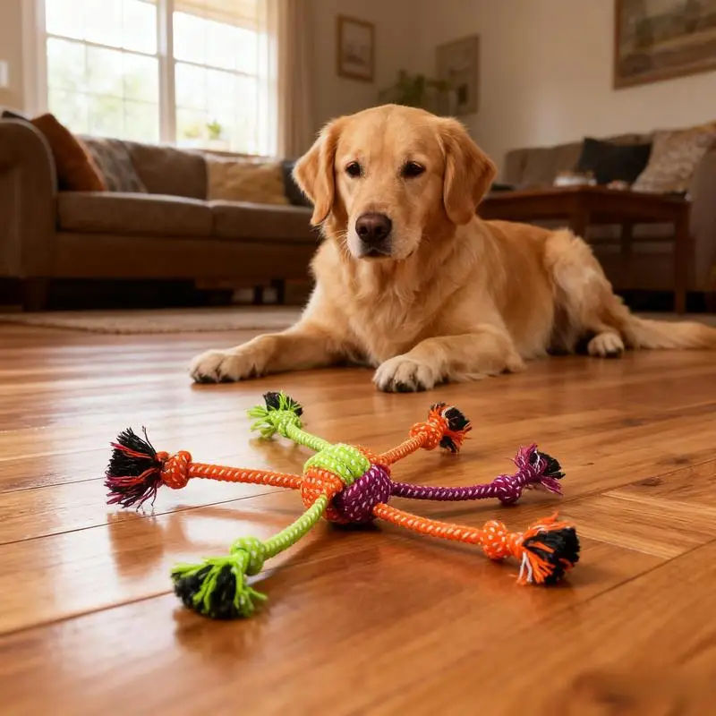 Durable Dog Chew Toy Cotton Ro - Dog Rope Toy Aggressive Chewers ulasan dan harga
