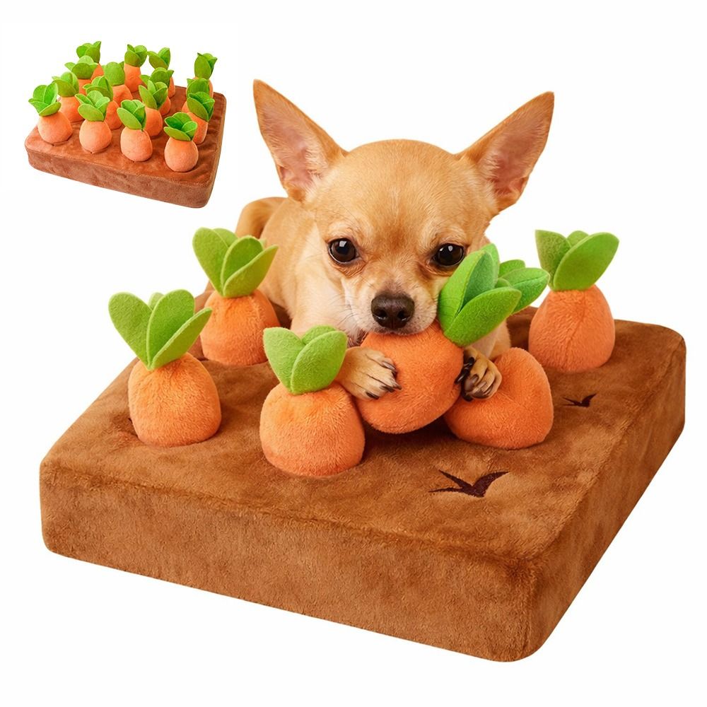 Stress Relief Carrot Snuffle M - Dog Puzzle Feeder Toy ulasan dan harga