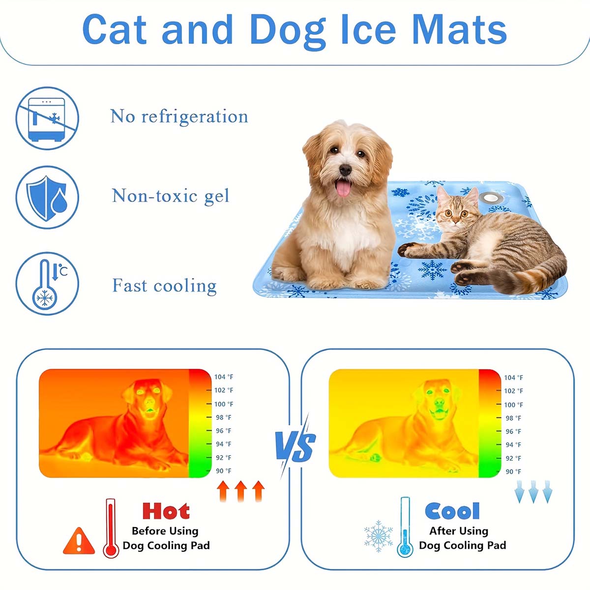 Summer Pet Mat, Pet Ice Mat, D - Pet Beds ulasan dan harga