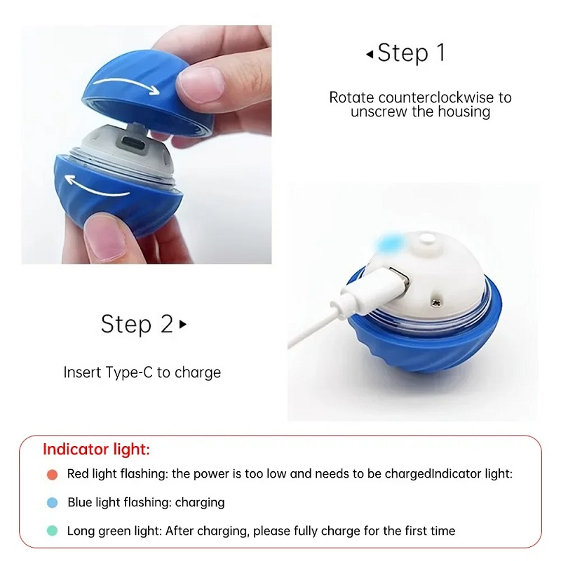 Automatic Moving Dog Toy Ball  - Automatic Moving Dog Ball ulasan dan harga