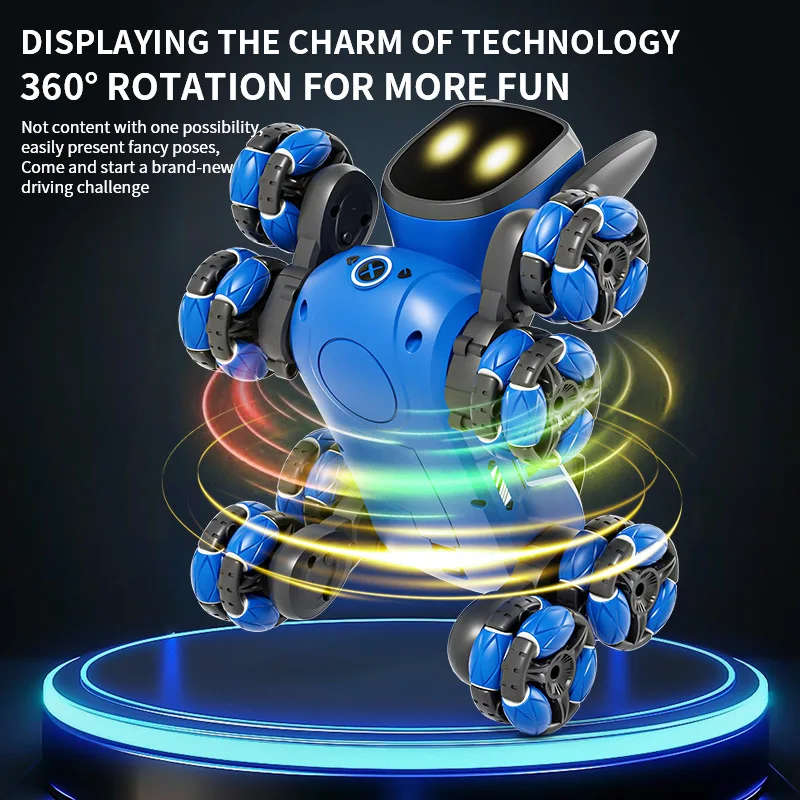 JJRC Q200 2026 RC Robot Stunt  - Interactive Squeaky Plush Dog Toy ulasan dan harga