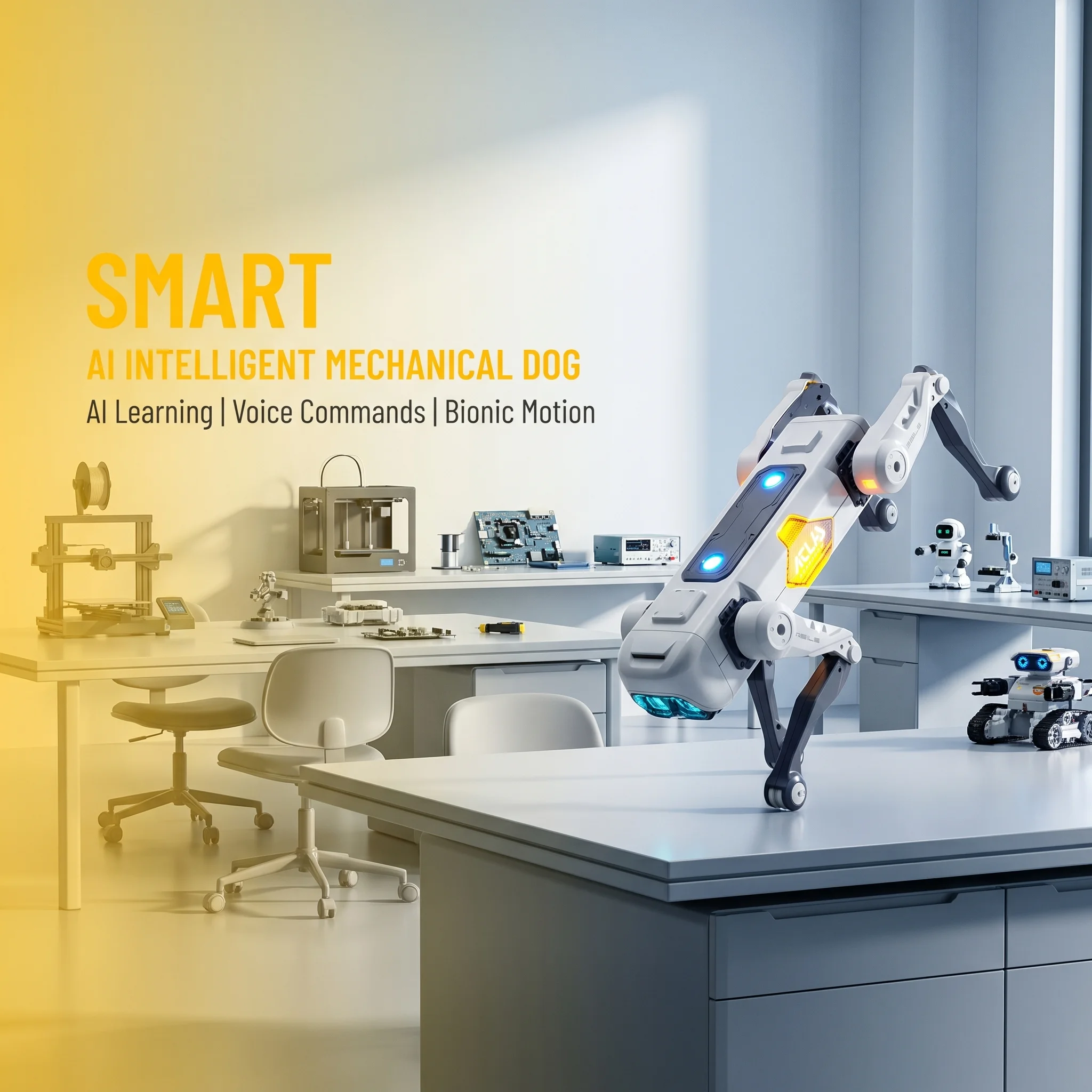 AI Smart Robot Dog, Voice & AP - Dog Toys ulasan dan harga