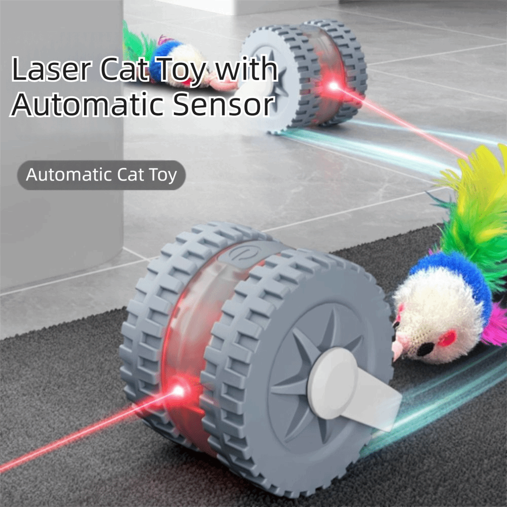 With Mouse Tail Infrared Laser - Laser Pointer Cat Toy Automatic ulasan dan harga