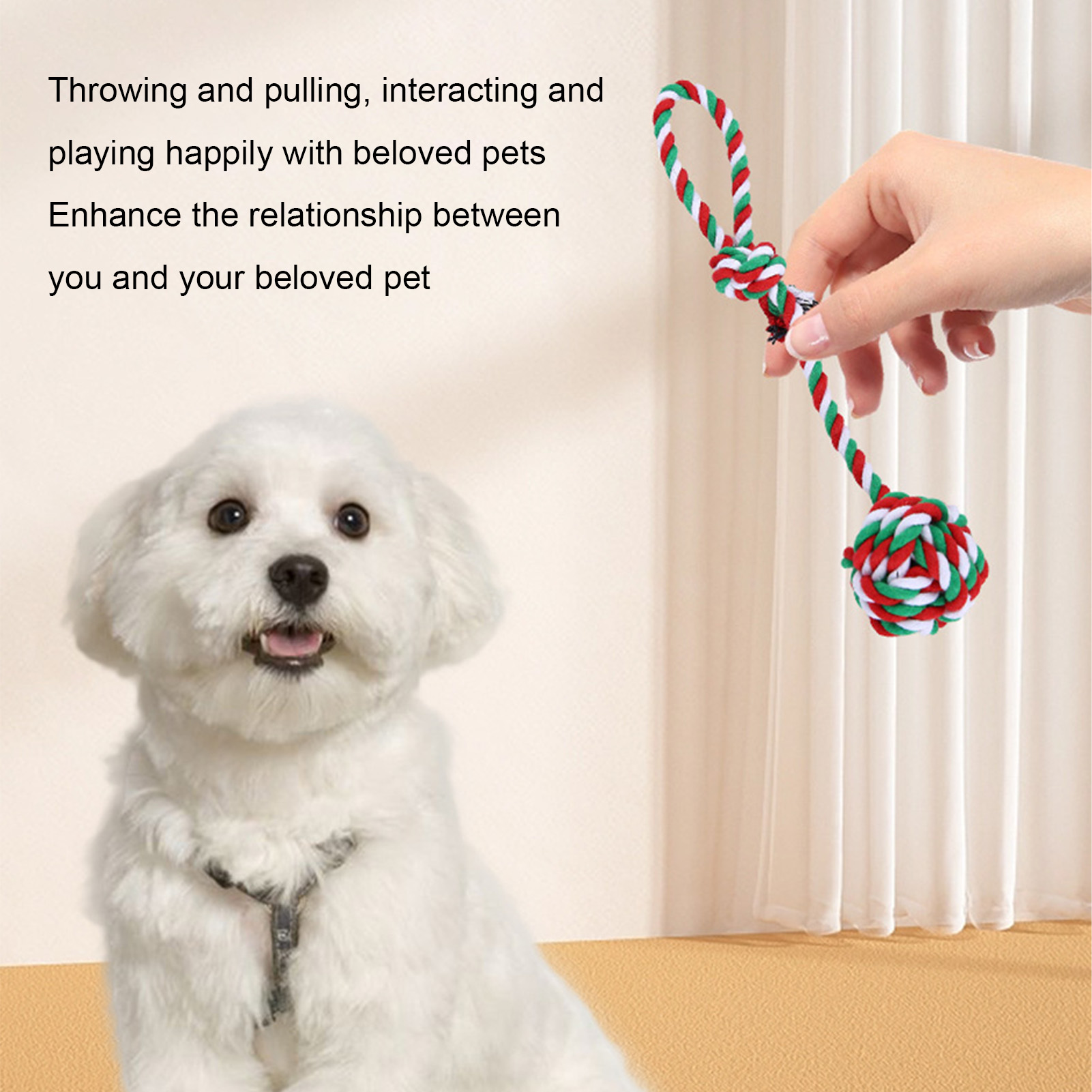 Dog Chew Rope Toys Set Christm - Dog Rope Toy Aggressive Chewers ulasan dan harga